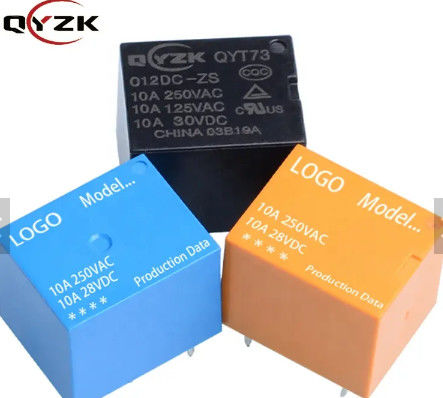 Rơ le chuyển mạch 12v JQC-3F Spdt Pcb 5 Pin T73 DC 48v 24v 12 Volt 5v Điện từ
