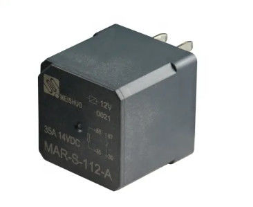 Meishuo MAR-S-112-A 40a 12v 4 Pin Rơle ô tô Khối lập phương đường điện từ siêu nhỏ